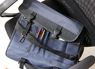Document bag with strap 