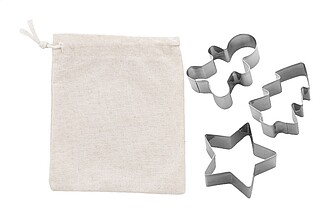 DOGELA Sada vánočních vykrajovátek, stříbrná