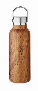Double wall insulating vacuum bottle