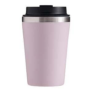 Double-walled travel mug, pink
