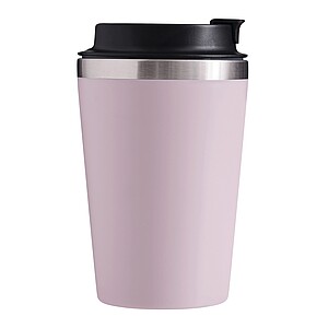 Double-walled travel mug, pink