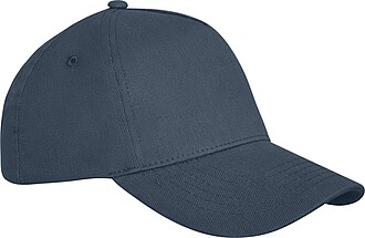 Doyle 5 panel cap, hale blue