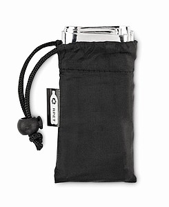 Emergency blanket in a pouch