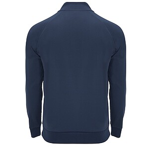 Epiro long sleeve unisex quarter zip sweatshirt, navy blue, size XL