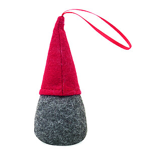 Felt gnome tree hanger