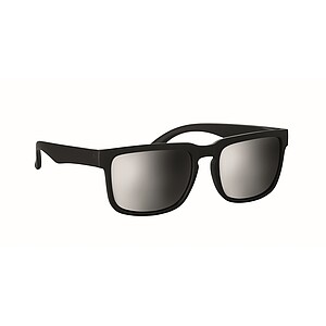 Festival sunglasses UV400, shiny silver