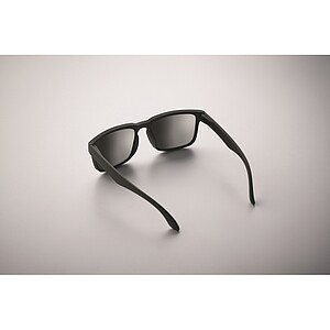 Festival sunglasses UV400, shiny silver