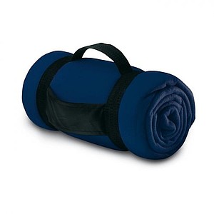 Fleece blanket, blue