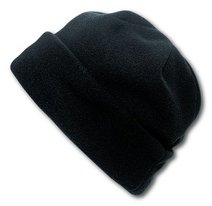 Fleece hat.Black