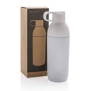 Flow RCS recycled stainless steel vacuum bottle, white