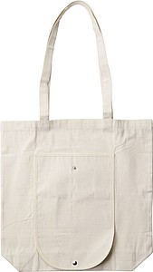 Foldable cotton (250 g/m2) carry/shopping bag