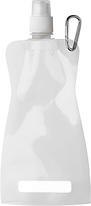 Foldable plastic water bottle Red