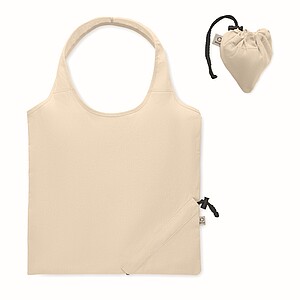 Foldable shopping bag 140 gr/m2, beige
