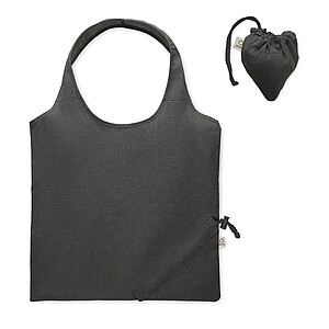 Foldable shopping bag 140 gr/m2, black