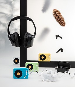 Free Flow TWS earbuds in charging case