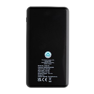 FSC®& RCS Rplastic 8000 mAh Wireless Powerbank