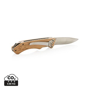 FSC® wooden outdoor knife
