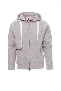 Full-zip hoodie, DALLAS+ MELANGE, melange grey, S