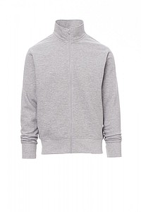 Full-zip sweatshirt, HOUSTON MELANGE, melange grey, L