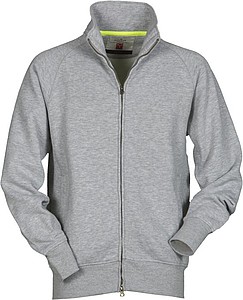 Full-zip sweatshirt, PANAMA+ MELANGE, melange grey, S