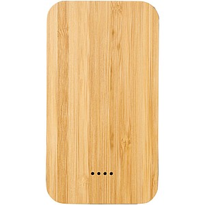 Future bamboo/fabric 6000 mAh wireless power bank