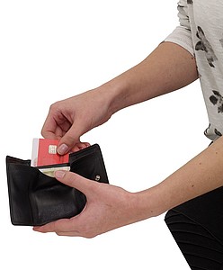 Genuine leather wallet CLUB