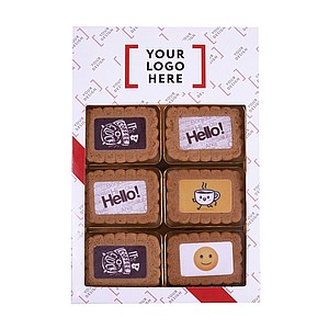 Gift advertising gingerbread with the possibility of individual printing