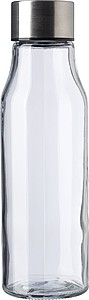 Glass and stainless steel bottle (500 ml)