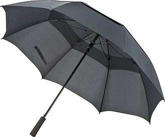 Golf umbrella with windscreen