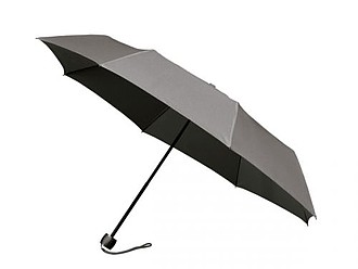 GRANADOS Folding umbrella with black inner part, grey