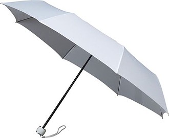GRANADOS Folding umbrella with black inner part, white