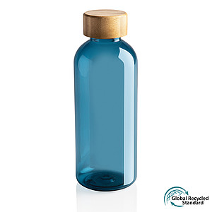 GRS RPET bottle with FSC bamboo lid