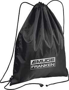 Gym bag made of polyester, black