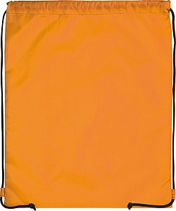 Gym bag made of polyester, orange