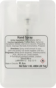 Hand spray, 20mlNeutral