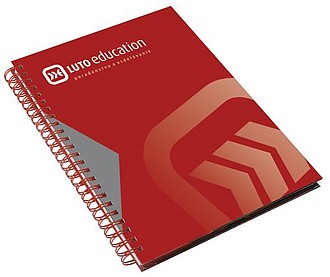 Hard cover with spiral
