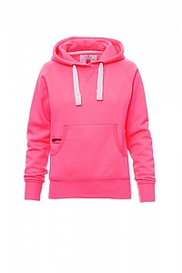 Hoodie, ATLANTA+LADY FLUO, fluorescent fuchsia, S
