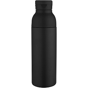 Illuminate 650 ml RCS recycled double wall stainless steel water bottle with 3-piece lid set