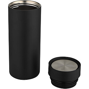 Illuminate 650 ml RCS recycled double wall stainless steel water bottle with 3-piece lid set