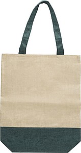 Imitation linen shopping bag