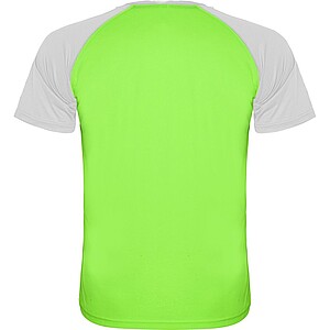 Indianapolis short sleeve kids sports t-shirt, fluor green, size 4