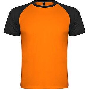 Indianapolis short sleeve unisex sports t-shirt, fluor orange, size XL