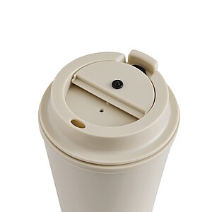 Insulated mug, beige