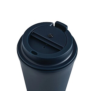 Insulated mug, navy blue