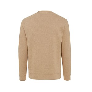 Iqoniq Denali recycled cotton crew neck undyed, brown, XS