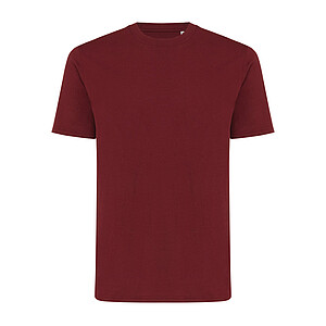 Iqoniq Sierra lightweight recycled cotton t-shirt, burgundy, L