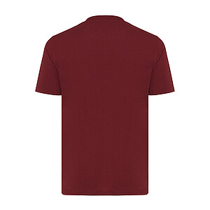 Iqoniq Sierra lightweight recycled cotton t-shirt, burgundy, L