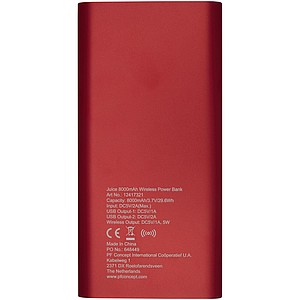 Juice 8000mAh wireless powerbank
