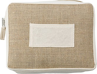 Jute toiletry bag Julian