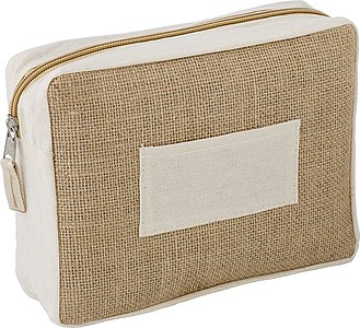 Jute toiletry bag Julian
